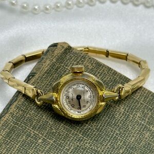 Dainty Vintage Gold Marcel Cocktail Watch